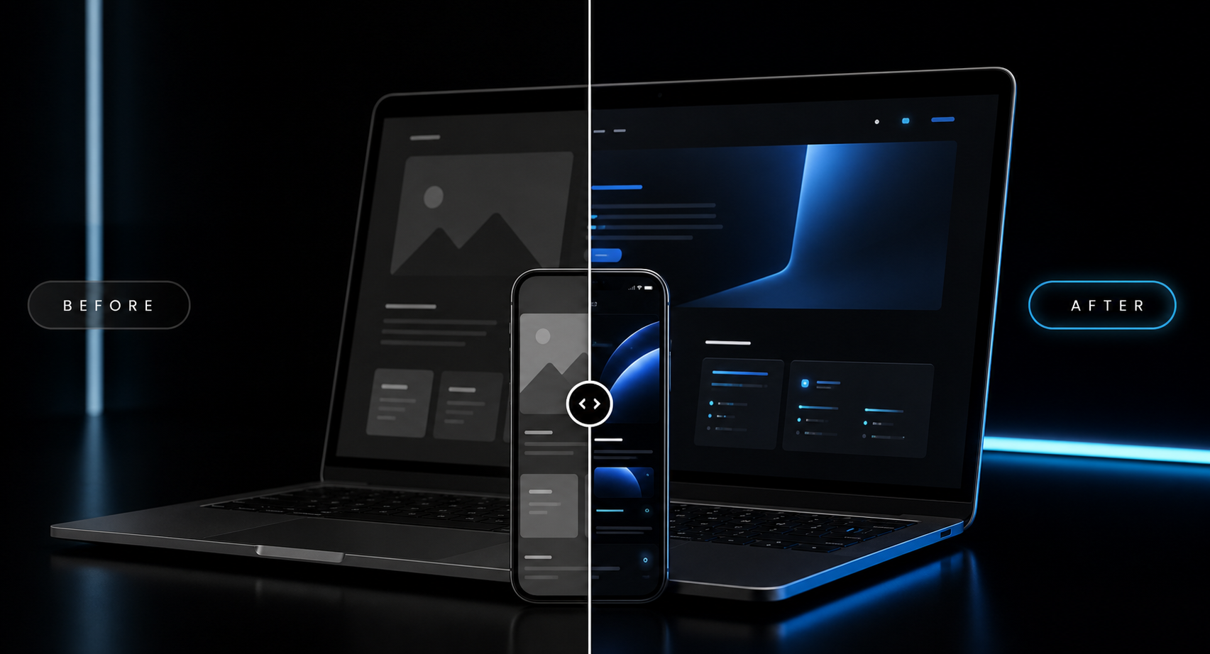 Before website visual